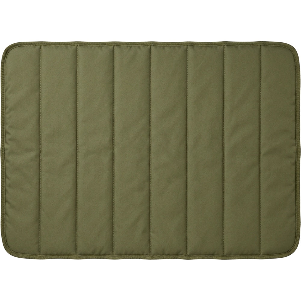 Lvme Channel-Stitched Washable Dog Bed Mat 115 x 75 cm Olive - Product view