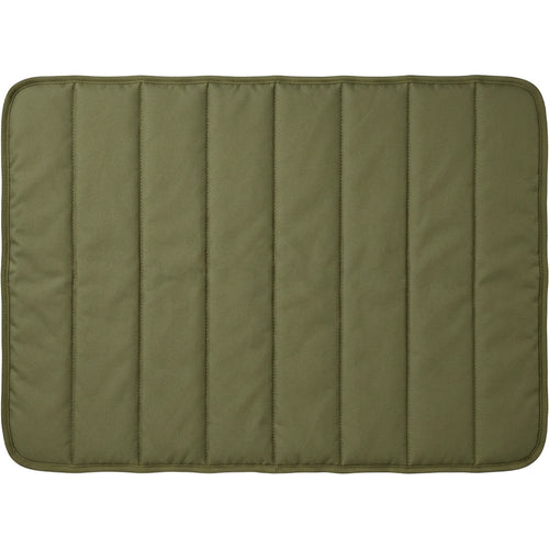 Lvme Channel-Stitched Washable Dog Bed Mat 115 x 75 cm Olive - Product view