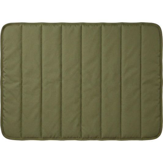 Lvme Channel-Stitched Washable Dog Bed Mat 115 x 75 cm Olive - Product view